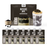 Flimeal Black Sesame Protein Shake Pouch, With Crunchy Protein Balls (7 Packs X 1.59 oz)