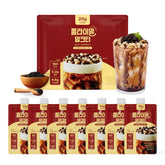 Flimeal Milk Tea Protein Shake Pouch, With Crunchy Protein Balls (7 Packs X 1.59 oz)