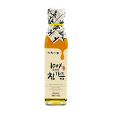 Korean Mildly Roasted Pure Sesame Oil 180ml (100% Korean Sesame Seeds) 한국 참기름