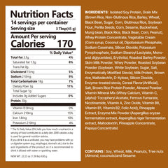 Flimeal Brown 17 Grains Protein Shake, With Crunchy Protein Balls (22.22oz)