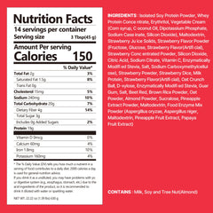 Flimeal Strawberry Protein Shake, With Crunchy Protein Balls (22.22oz)