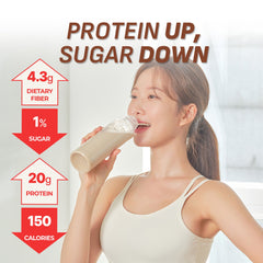 Flimeal Dolce Latte Protein Shake Pouch, With Crunchy Protein Balls (7 Packs X 1.59 oz)