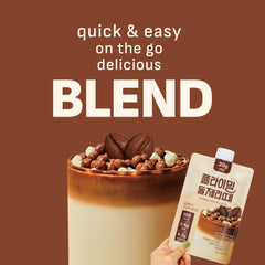 Flimeal Dolce Latte Protein Shake Pouch, With Crunchy Protein Balls (7 Packs X 1.59 oz)