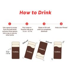 Flimeal Chocolate Protein Shake, With Crunchy Protein Balls (22.22oz)