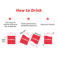 Flimeal Strawberry Protein Shake, With Crunchy Protein Balls (22.22oz)