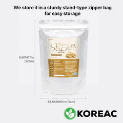 KOREAC_ White Soybean Natto Powder 100% Natural Nattokinase Freeze-Dried Fermented Food 10.6 oz(300g) (10.6 oz(300g))