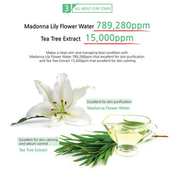 MADONNA LILY Fower Water/ AHA BHA PHA All About Pure Toner