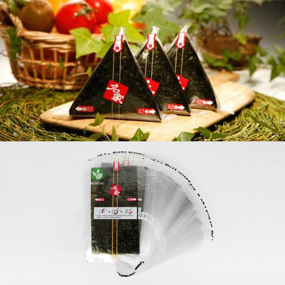 50 sheets of Korean gim seaweed wrappers for onigiri rice balls