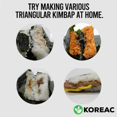 Myungga [100 sheets] Seaweed Wrappers for Triangular Onigiri Rice Ball_Made in Korea