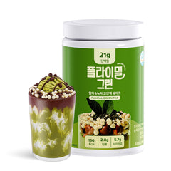 Flimeal GreenTea Matcha Protein Shake, With Crunchy Protein Balls (22.22oz)
