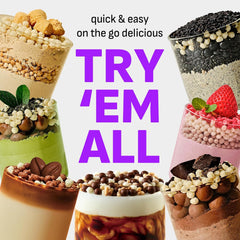 Flimeal Protein Shake Variety Pouch, With Crunchy Protein Balls (22.22oz)