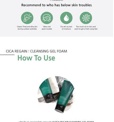 Cica Regain Cleansing Gel Foam