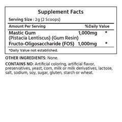 Mastic Gum Powder with Prebiotics