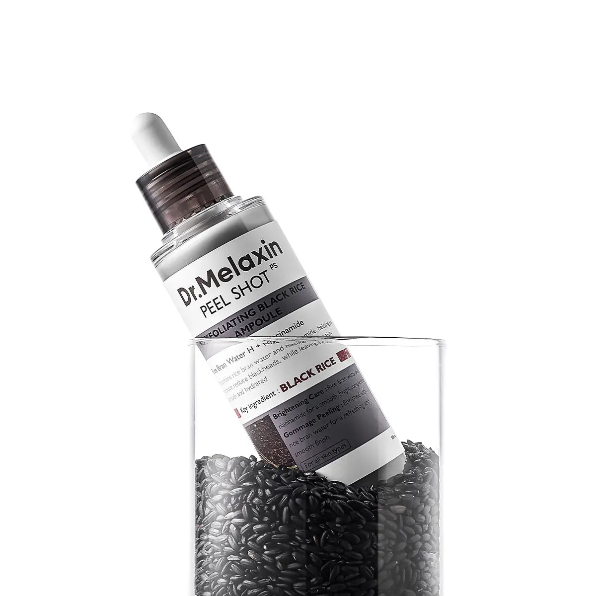 PEEL SHOT EXFOLIATING BLACK RICE AMPOULE 80ml Dr.Melaxin