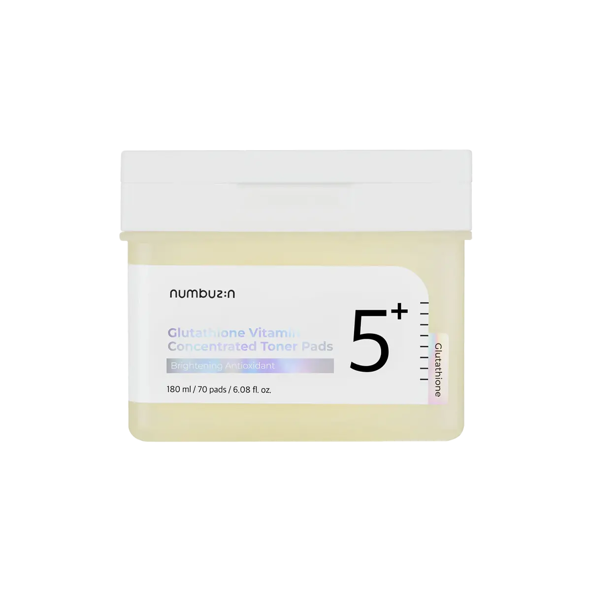 No.5+ Glutathione Vitamin Concentrated Toner Pads Numbuzin