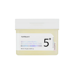 No.5+ Glutathione Vitamin Concentrated Toner Pads Numbuzin