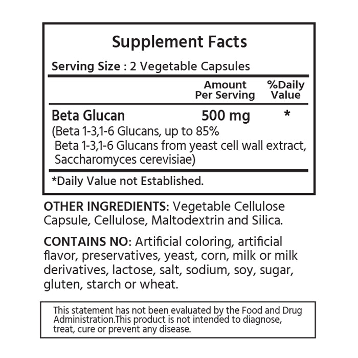 Extra Strength Beta Glucans (Beta-1,3/ 1,6-D-Glucans)
