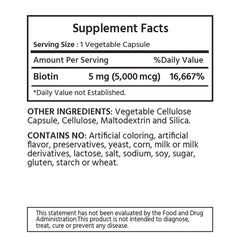 Biotin 5000 mcg (5 mg)