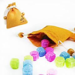 Gonggi Konggi Gong Gi Korean Jacks Jack Stone Game 15Pieces Brain Game a Lucky Bag_Made in Korea