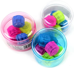 Korean Traditional Play Game 6PCS (3 Sets) Gonggi Jack Stone Pebbles Set w/Round Case