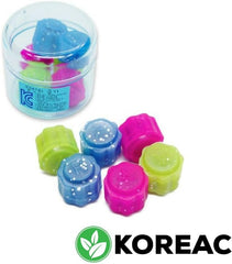 Korean Traditional Play Game 6PCS (3 Sets) Gonggi Jack Stone Pebbles Set w/Round Case