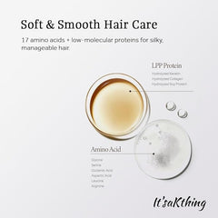 Elastine Perfumed Pure Breeze Shampoo & Conditioner Set 600ml x 2 K-Beauty Hair Treatment Silky Hair Care