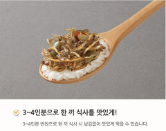 [3packs] Braised,Spicy Stir-fry Dried Squid,Sweet stir-fry anchovies_(9.16 oz) 장조림 150g, 오징어채 볶음 60g, 멸치볶음 50g