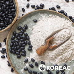 Korean Roasted Black Soy Bean Powder 300g(10.6 oz), 100% Natural, Nourishing Black Food, Rich &amp; Savory, 검은콩가루 (300g(10.6 oz)_1Pack)
