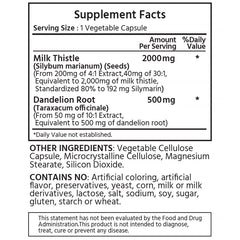 Triple Strength Milk Thistle 2000mg