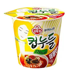 Ottogi Korean spicy Cup Noodle, 120 calories per cup, pack of 6