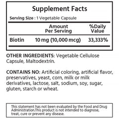 Biotin 10000 mcg (10 mg)