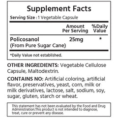 Pure Policosanol 25 mg