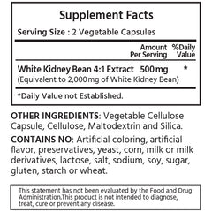 Pure White kidney Bean Extract 2000 mg